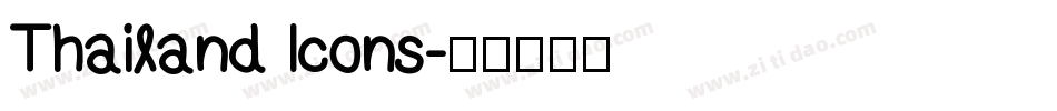 Thailand Icons字体转换